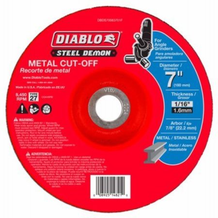 BSC PREFERRED 7 MTL Cut Off Disc DBDS70063701F